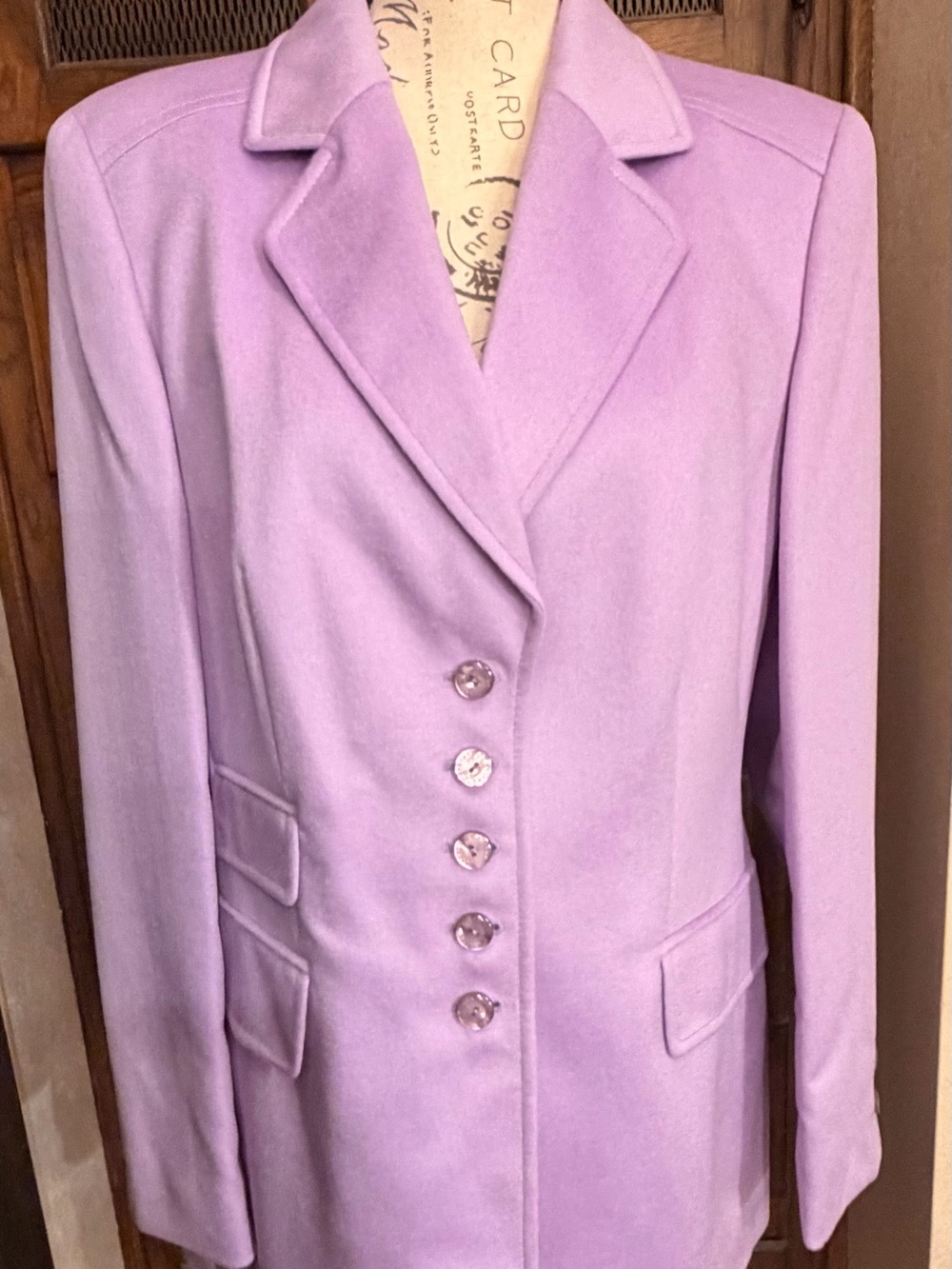 Escada Lavender Tailored Blazer Jacket